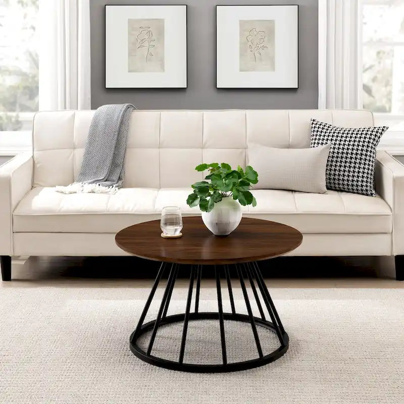 Table basse ronde de 30 pouces