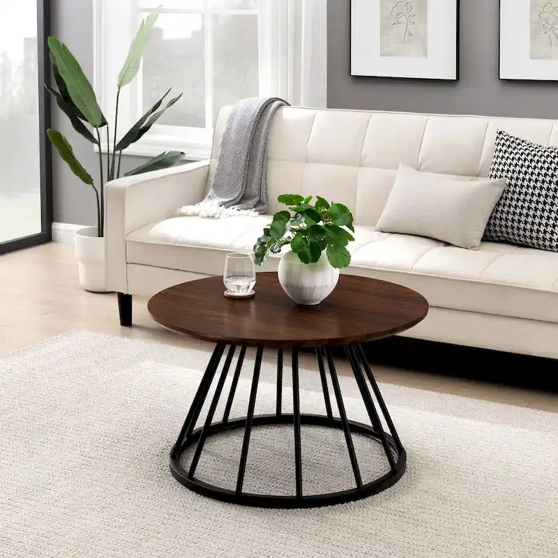 Table basse ronde de 30 pouces