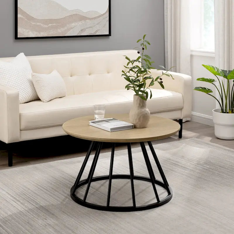Table basse ronde de 30 pouces