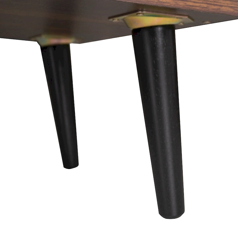 Meuble TV de 160 cm avec 2 placards et compartiments ouverts, centre de divertissement pour téléviseurs jusqu'à 70 pouces, console de télévision
