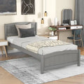 Lit plateforme en bois, taille lit simple