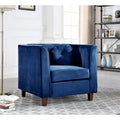 Fauteuil Chesterfield au style minimaliste