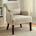 Fauteuil d'appoint contemporain en tissu