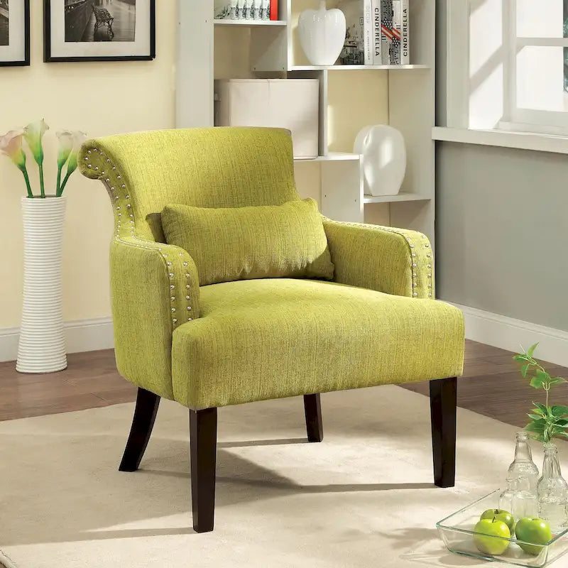 Fauteuil d'appoint contemporain en tissu