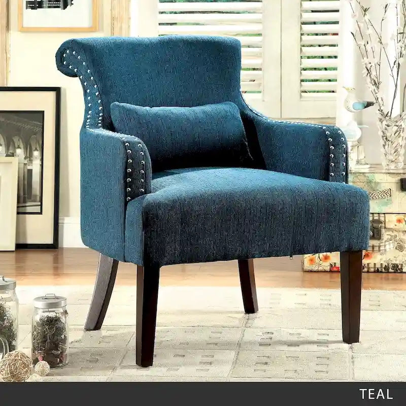Fauteuil d'appoint contemporain en tissu
