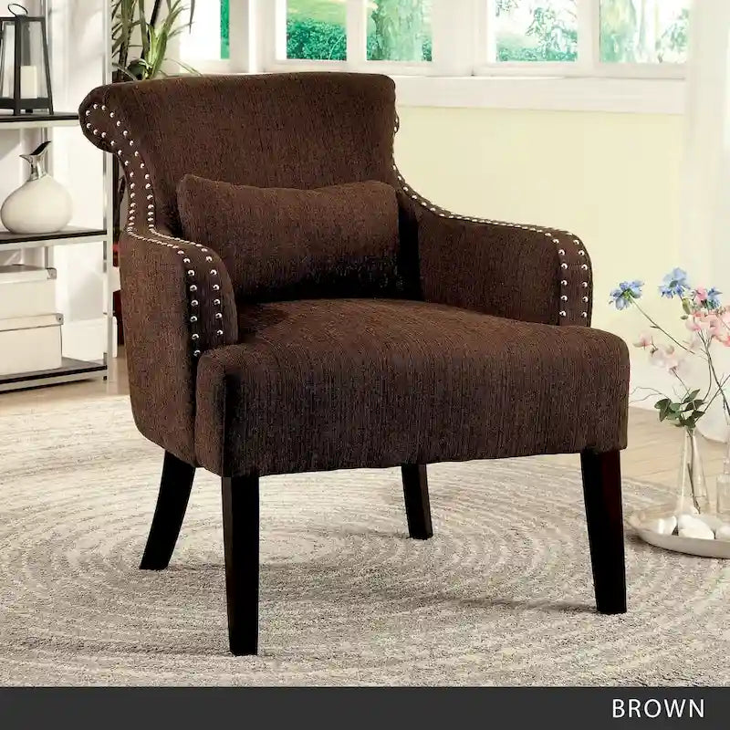 Fauteuil d'appoint contemporain en tissu