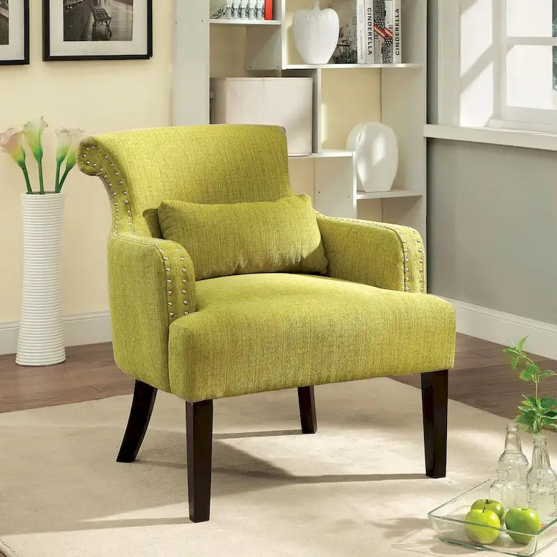 Fauteuil d'appoint contemporain en tissu