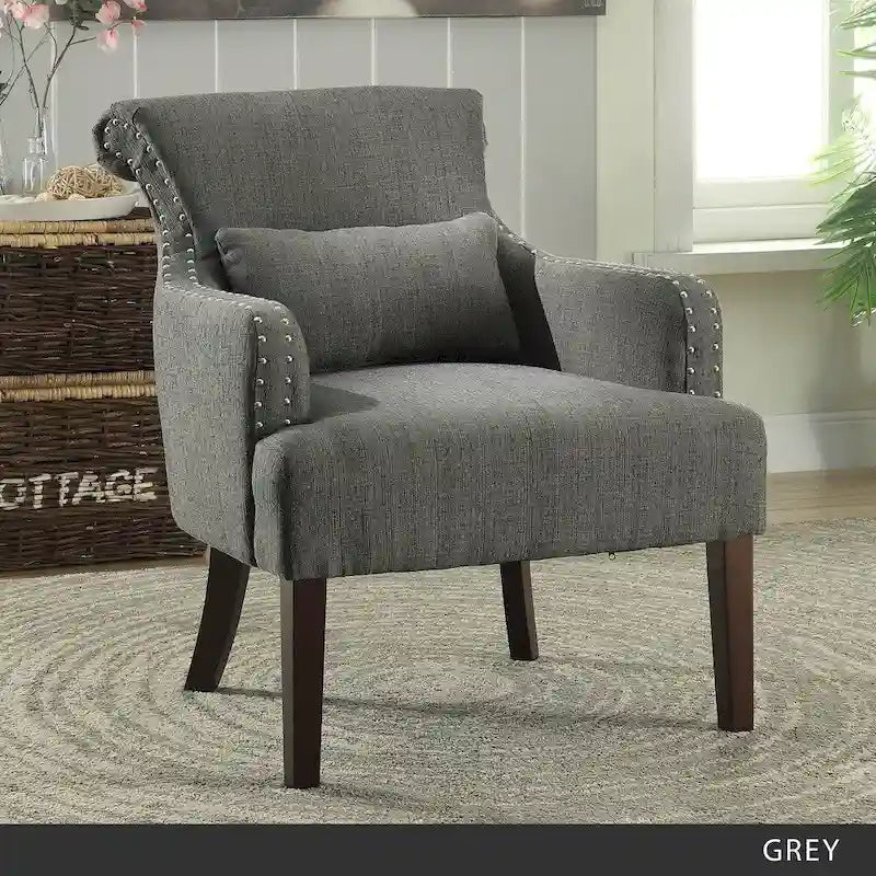 Fauteuil d'appoint contemporain en tissu