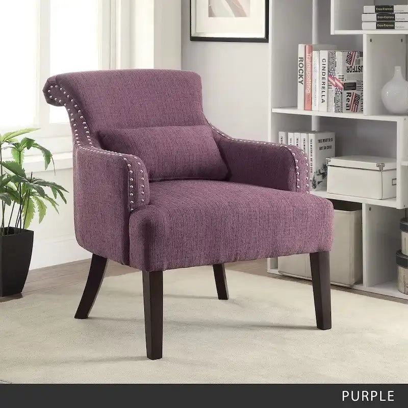 Fauteuil d'appoint contemporain en tissu