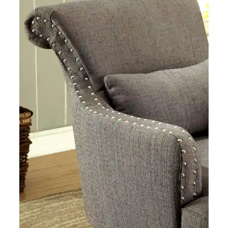 Fauteuil d'appoint contemporain en tissu