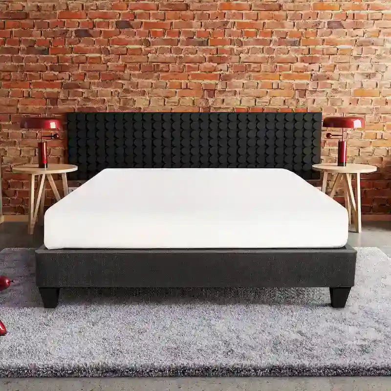 Speedy Fabric Platform Bed Frame, King
