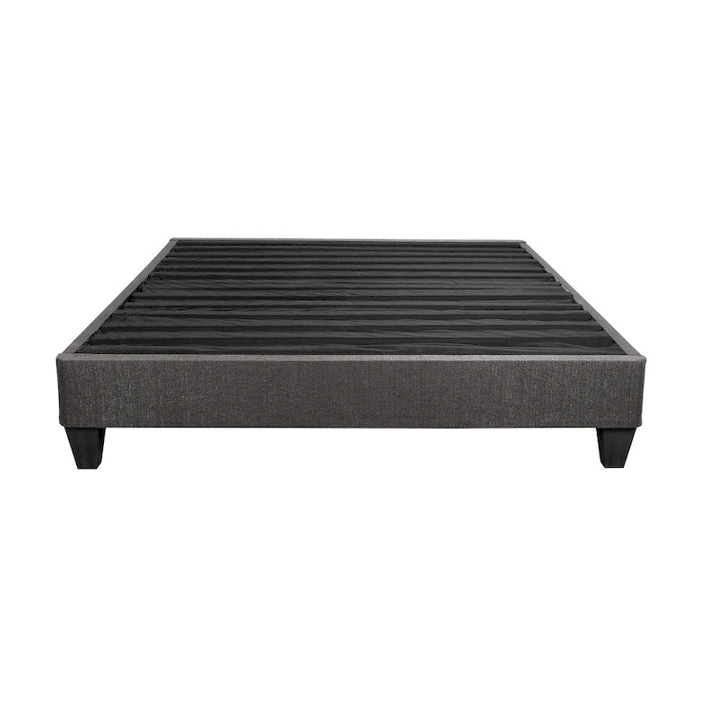 Cadre de lit plateforme en tissu, très grand lit (King)