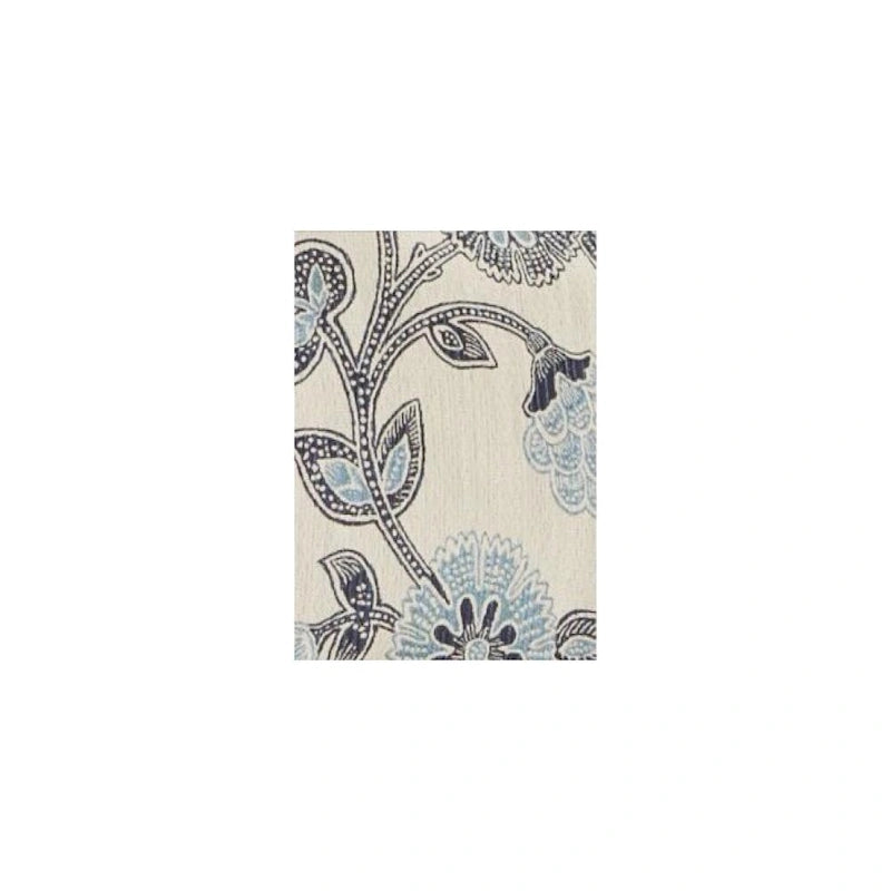 Fauteuil indigo crème avec accents bleus