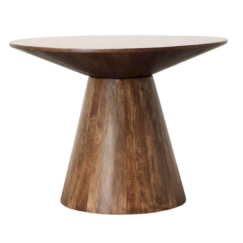 Chelsea 40 Wide Mango Wood Dining Table, Medium Brown