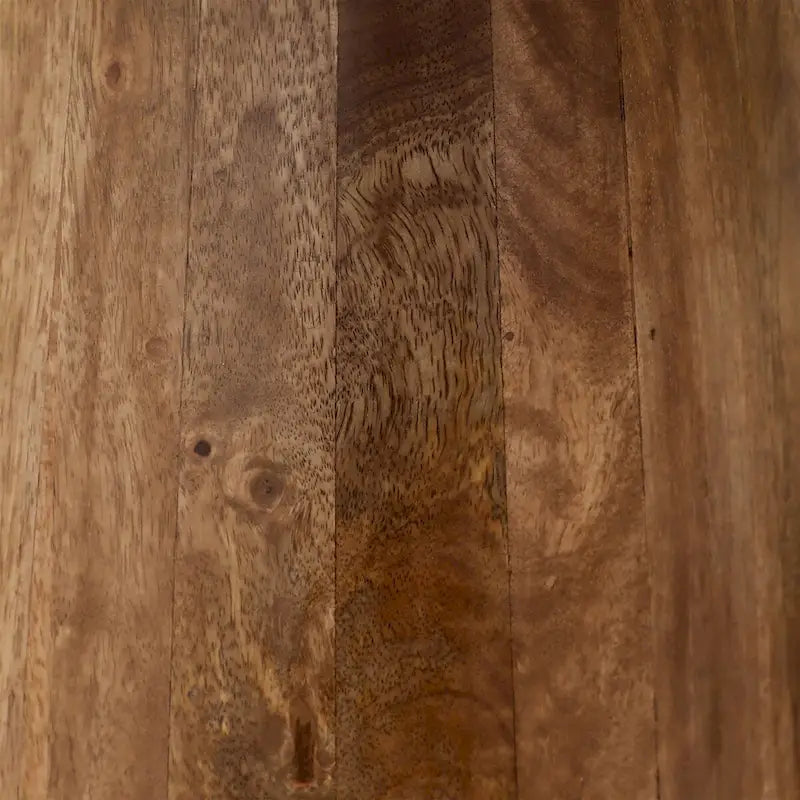 Table de salle à manger en bois de manguier, largeur 40, brun moyen