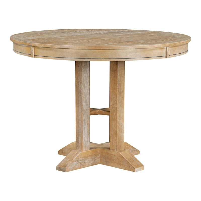 Table à manger de style rétro avec plateau extensible