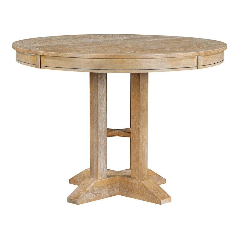 Table à manger de style rétro avec plateau extensible