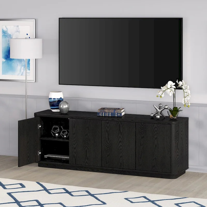 Meuble TV rectangulaire pour téléviseurs jusqu'à 75 po - 68 po de large