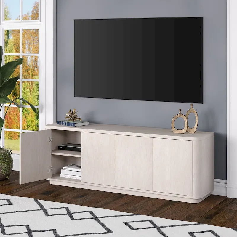 Meuble TV rectangulaire pour téléviseurs jusqu'à 75 po - 68 po de large