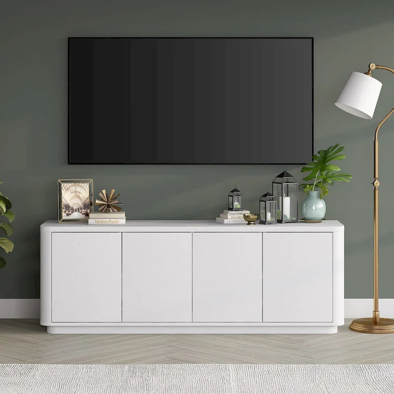 Meuble TV rectangulaire pour téléviseurs jusqu'à 75 po - 68 po de large