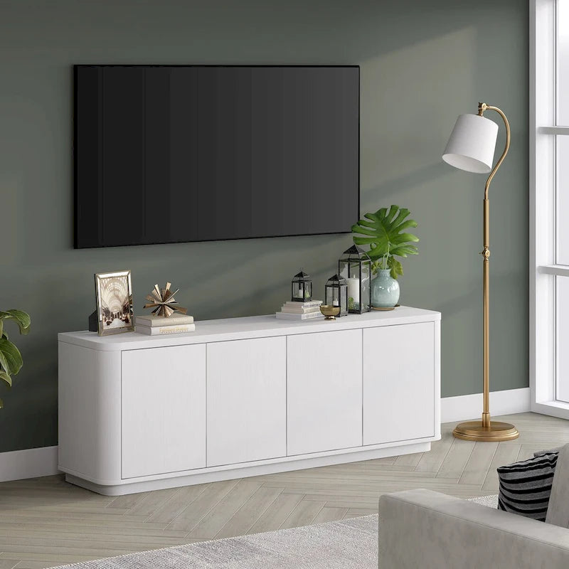 Meuble TV rectangulaire pour téléviseurs jusqu'à 75 po - 68 po de large