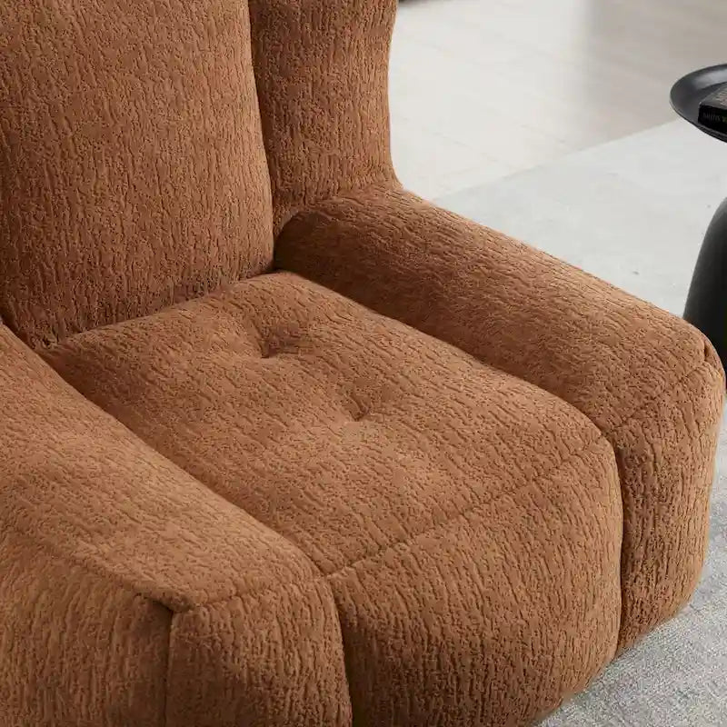 Fauteuil poire duveteux, canapé paresseux ultra doux avec mousse à mémoire de forme et repose-pieds, fauteuil poire moderne pour intérieur